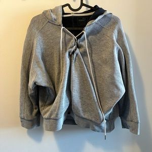 Grey Cropped Puma Hopdie with detailing